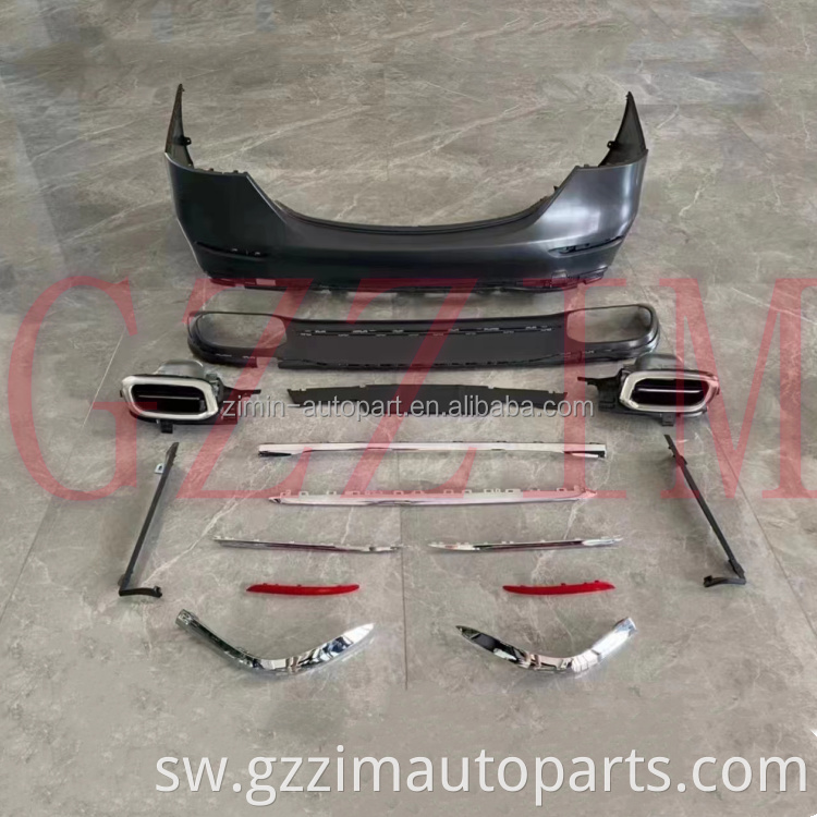 PP Plastiki Mbele & Nyuma ya Kitengo cha Mwili Iliyorekebishwa kwa E Darasa W213 2021